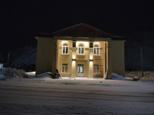 Подсветка здания ДК в г. Южно-Сахалинск
