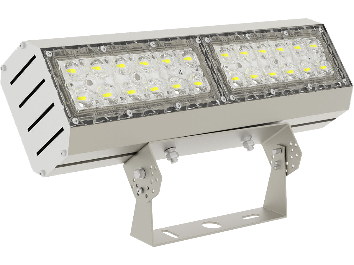 Светодиодный прожектор VARTON Olymp mini (V1-I0-70504-04L05-6506050 60Вт 5000К 8100Lm IP65 358x110x142)