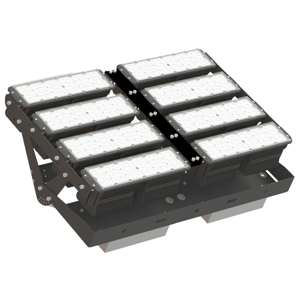 Высокомощный прожектор FAROS FG 100 (800Вт 111480Lm IP65 455х194(335)х695)